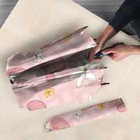 Hawaii Anthurium Tiare Pikake Lei Umbrella Akala Lauhala Art Pattern LT01 - Polynesian Pride