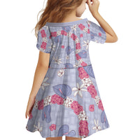 Hawaii Anthurium Tiare Pikake Lei Family Matching Short Sleeve Bodycon Dress and Hawaiian Shirt Poni Lauhala Art Pattern LT01 - Polynesian Pride