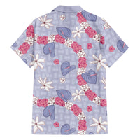 Hawaii Anthurium Tiare Pikake Lei Hawaiian Shirt Poni Lauhala Art Pattern LT01 - Polynesian Pride