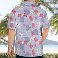 Hawaii Anthurium Tiare Pikake Lei Hawaiian Shirt Poni Lauhala Art Pattern LT01 - Polynesian Pride