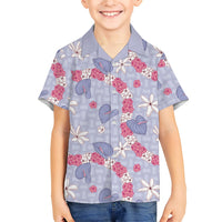 Hawaii Anthurium Tiare Pikake Lei Hawaiian Shirt Poni Lauhala Art Pattern LT01 - Polynesian Pride