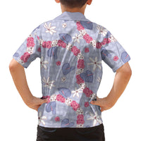 Hawaii Anthurium Tiare Pikake Lei Hawaiian Shirt Poni Lauhala Art Pattern LT01 - Polynesian Pride