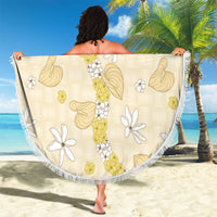 Hawaii Anthurium Tiare Pikake Lei Beach Blanket Melemele Lauhala Art Pattern