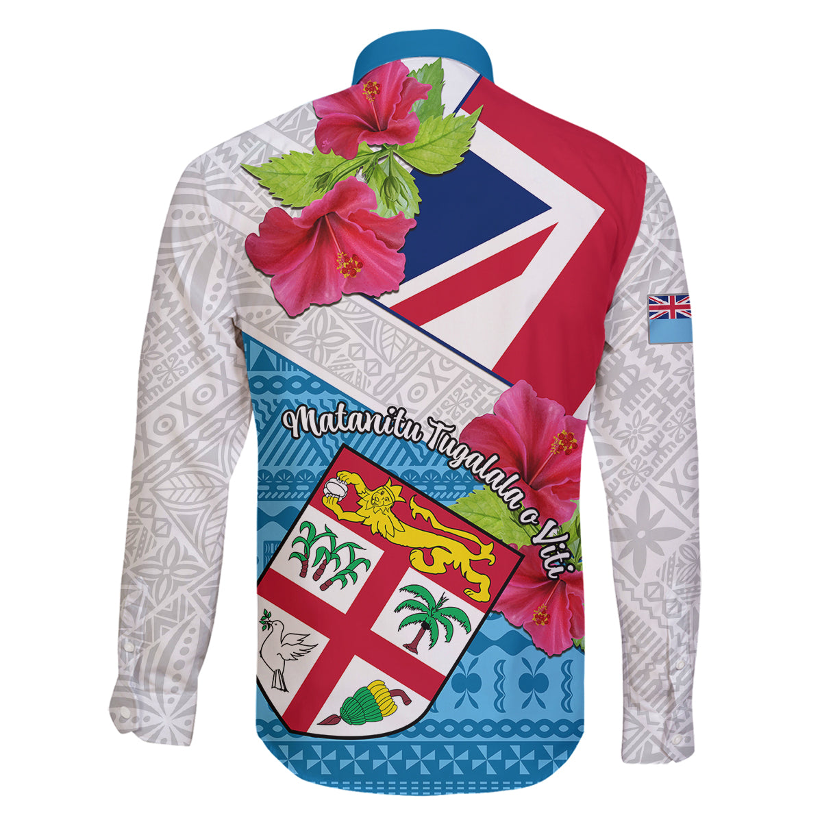 Fiji Day Family Matching Mermaid Dress and Hawaiian Shirt Fijian Hibiscus Special Version LT01 - Polynesian Pride