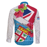 Fiji Day Family Matching Summer Maxi Dress and Hawaiian Shirt Fijian Hibiscus Special Version LT01 - Polynesian Pride