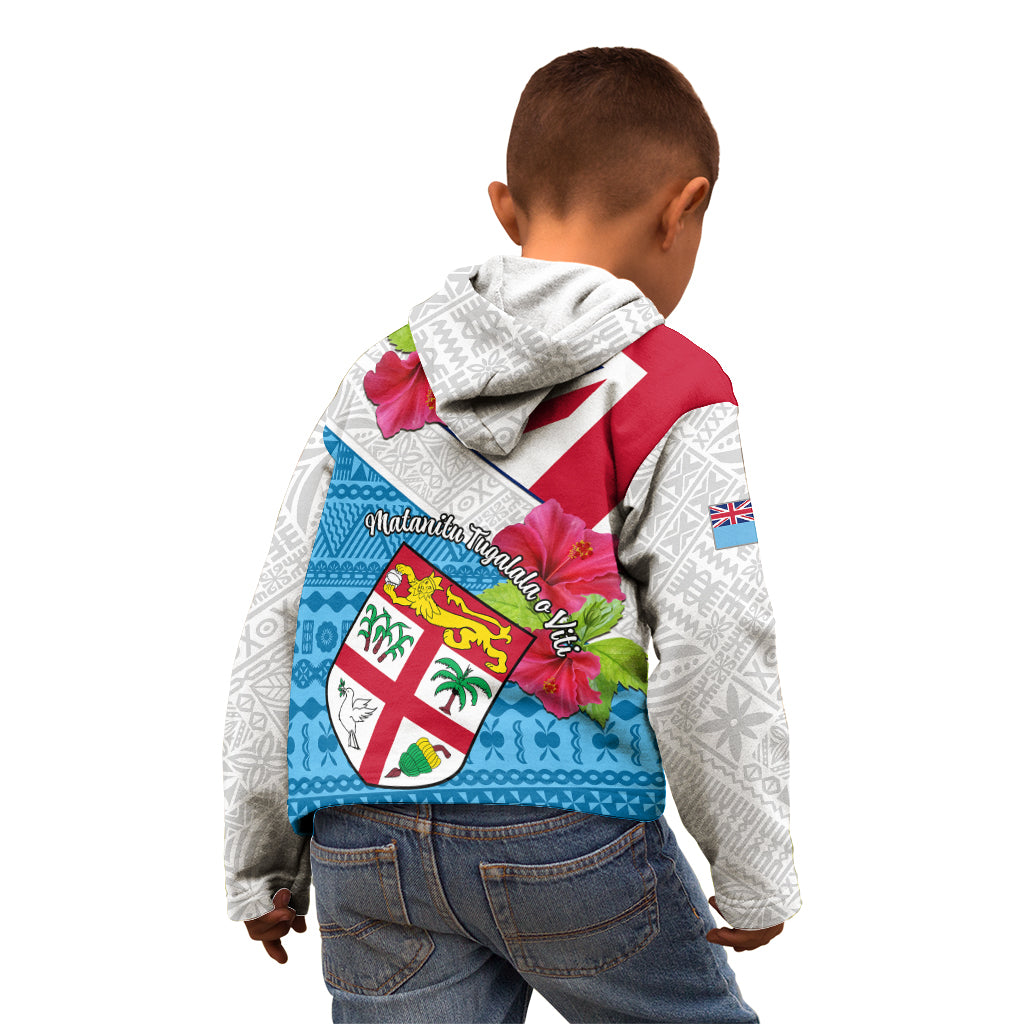 Fiji Day Kid Hoodie Fijian Hibiscus Special Version LT01 - Polynesian Pride