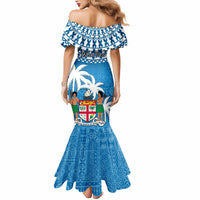 Personalised Fiji Mermaid Dress Bula Fijian Tapa Pattern LT01 - Polynesian Pride