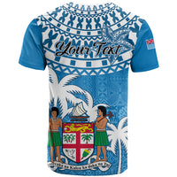 Personalised Fiji T Shirt Bula Fijian Tapa Pattern LT01 - Polynesian Pride