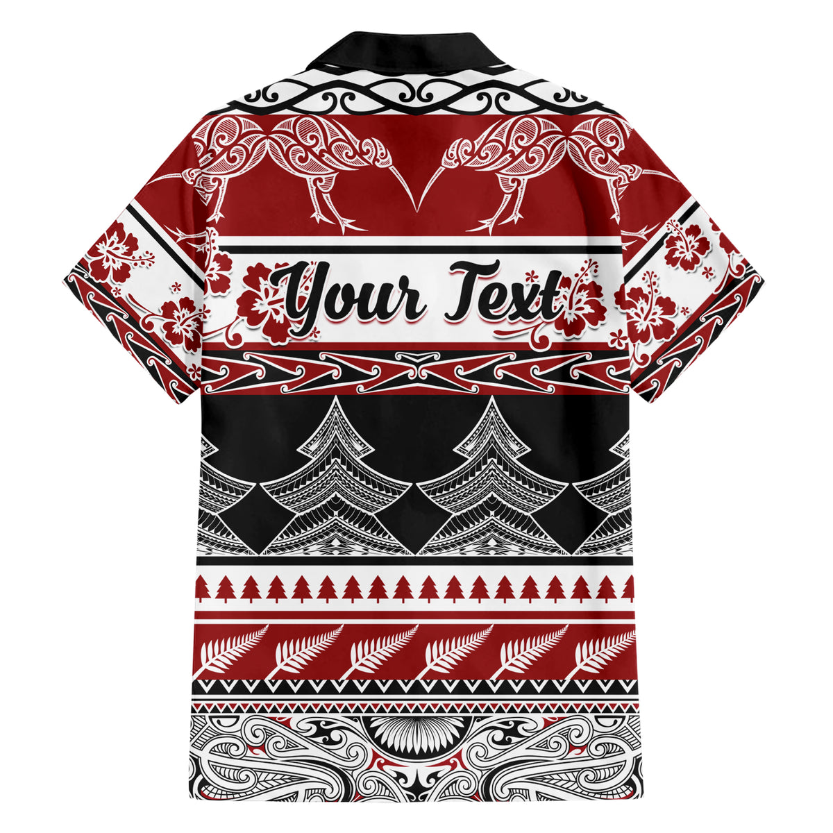 Custom New Zealand Christmas Hawaiian Shirt Maori Meri Kirihimete Moko LT01 - Polynesian Pride