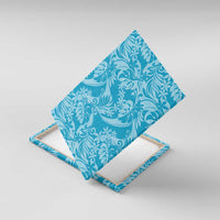 Tahiti Ninamu Tiare Floral Canvas Wall Art Monstera Palm Tropical Leaves - Polynesian Pride