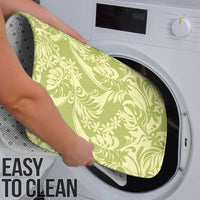 Tahiti Olive Tiare Floral Bathroom Set Monstera Palm Tropical Leaves - Polynesian Pride