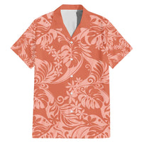 Tahiti Puatou Tiare Floral Family Matching Mermaid Dress and Hawaiian Shirt Monstera Palm Tropical Leaves - Polynesian Pride