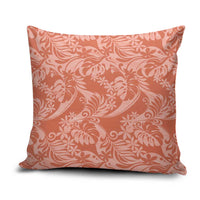 Tahiti Puatou Tiare Floral Pillow Cover Monstera Palm Tropical Leaves - Polynesian Pride