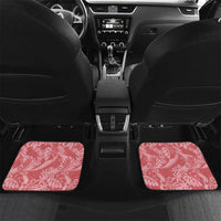 Tahiti Tarona Tiare Floral Car Mats Monstera Palm Tropical Leaves - Polynesian Pride