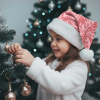 Tahiti Tarona Tiare Floral Christmas Santa Hat Monstera Palm Tropical Leaves - Polynesian Pride