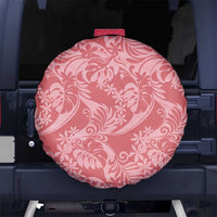 Tahiti Tarona Tiare Floral Spare Tire Cover Monstera Palm Tropical Leaves - Polynesian Pride