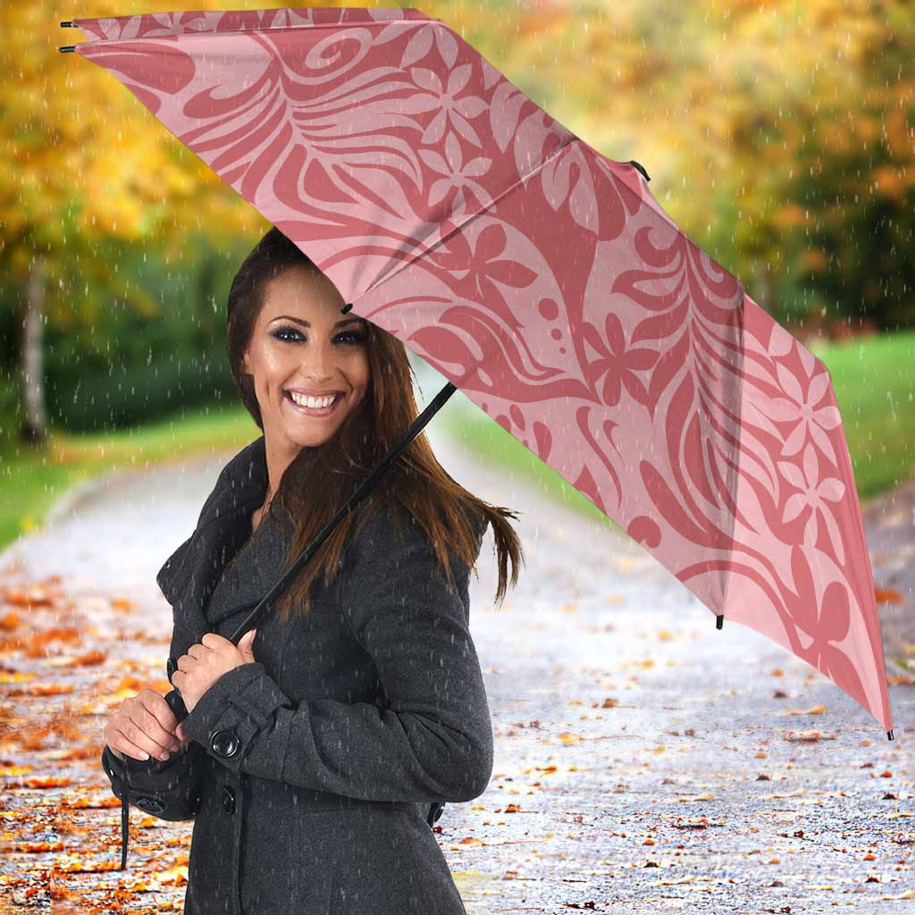 Tahiti Tarona Tiare Floral Umbrella Monstera Palm Tropical Leaves - Polynesian Pride