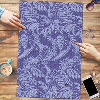 Tahiti Vareau Tiare Floral Puzzle Monstera Palm Tropical Leaves - Polynesian Pride