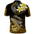 Hawaii Polo Shirt Polynesian Shark with Kakau Gold Version LT01 - Polynesian Pride