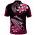 Hawaii Polo Shirt Polynesian Shark with Kakau Pink Version LT01 - Polynesian Pride