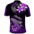 Hawaii Polo Shirt Polynesian Shark with Kakau Purple Version LT01 - Polynesian Pride