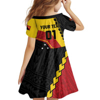 Custom PNG Kid Short Sleeve Dress The Kumuls Are On A Roll