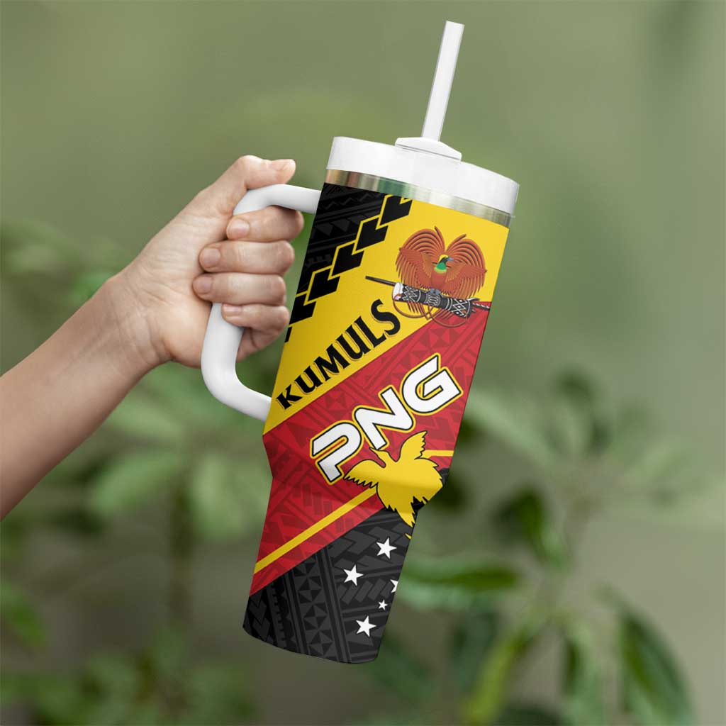 Custom PNG Rugby Tumbler With Handle The Kumuls Are On A Roll