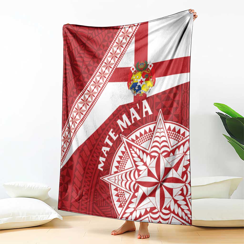 Tonga Rugby Mate Maa Blanket Ngatu Pattern