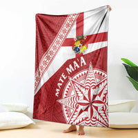 Tonga Rugby Mate Maa Blanket Ngatu Pattern