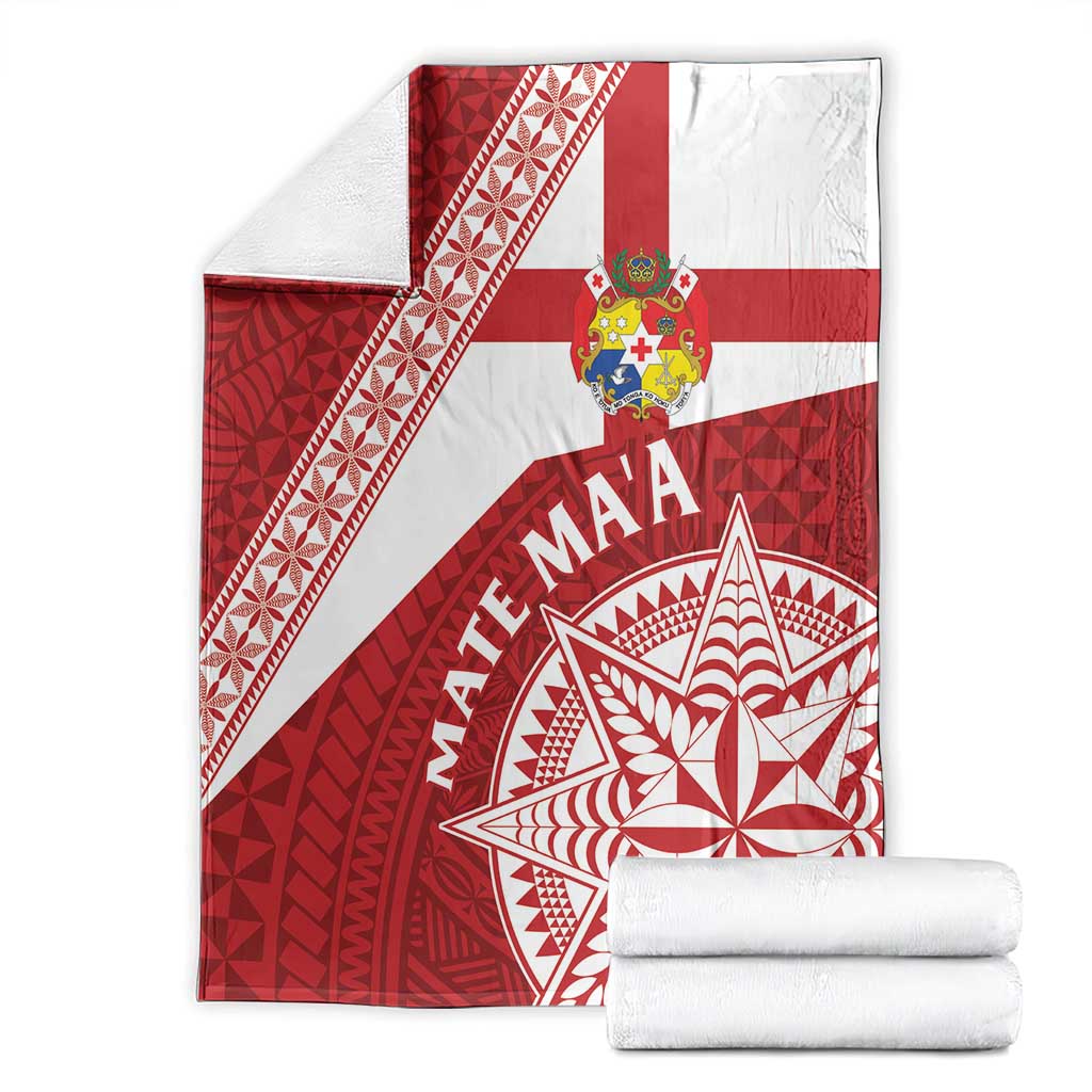 Tonga Rugby Mate Maa Blanket Ngatu Pattern