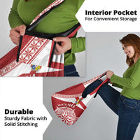 Tonga Rugby Mate Maa Grocery Bag Ngatu Pattern