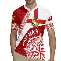 Custom Tonga Rugby Mate Maa Rugby Jersey Ngatu Pattern
