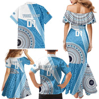 Custom Fiji Rugby Bati Family Matching Mermaid Dress and Hawaiian Shirt Tapa Pattern