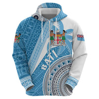 Custom Fiji Rugby Bati Hoodie Tapa Pattern