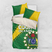 Cook Islands Rugby Kukis Bedding Set Circle Stars