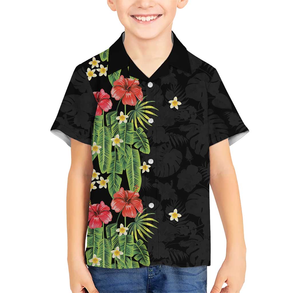 Hawaiian Hibiscus Plumeria Hawaiian Shirt Tropical Leaves LT01 - Polynesian Pride