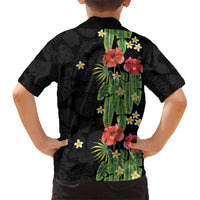 Hawaiian Hibiscus Plumeria Hawaiian Shirt Tropical Leaves LT01 - Polynesian Pride