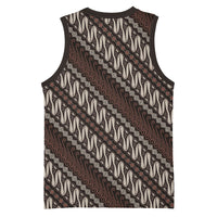 Yogyakarta Parang Batik Motifs Basketball Jersey Indonesian Traditional Pattern