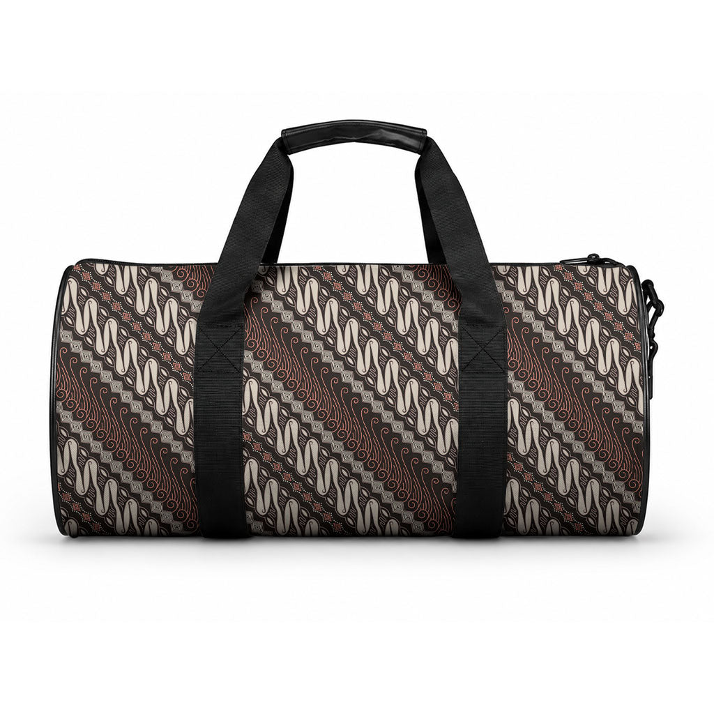 Yogyakarta Parang Batik Motifs Duffle Bag Indonesian Traditional Pattern
