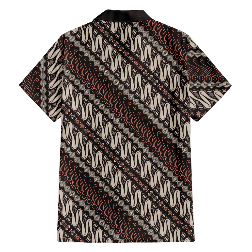 Yogyakarta Parang Batik Motifs Hawaiian Shirt Indonesian Traditional Pattern
