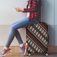 Yogyakarta Parang Batik Motifs Luggage Cover Indonesian Traditional Pattern