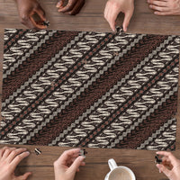 Yogyakarta Parang Batik Motifs Puzzle Indonesian Traditional Pattern