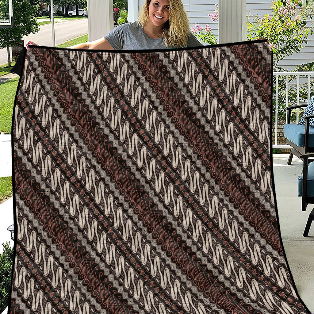 Yogyakarta Parang Batik Motifs Quilt Indonesian Traditional Pattern