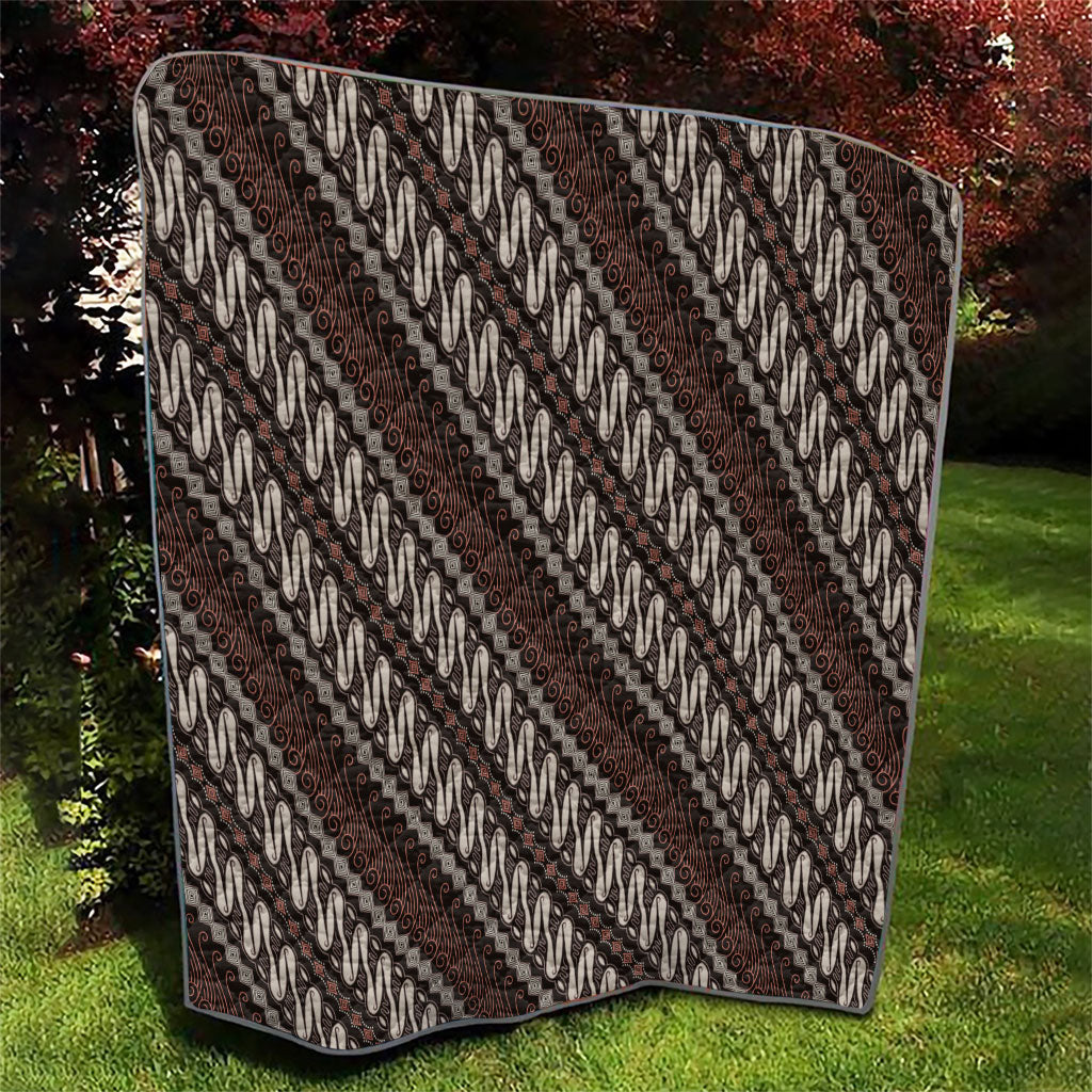 Yogyakarta Parang Batik Motifs Quilt Indonesian Traditional Pattern