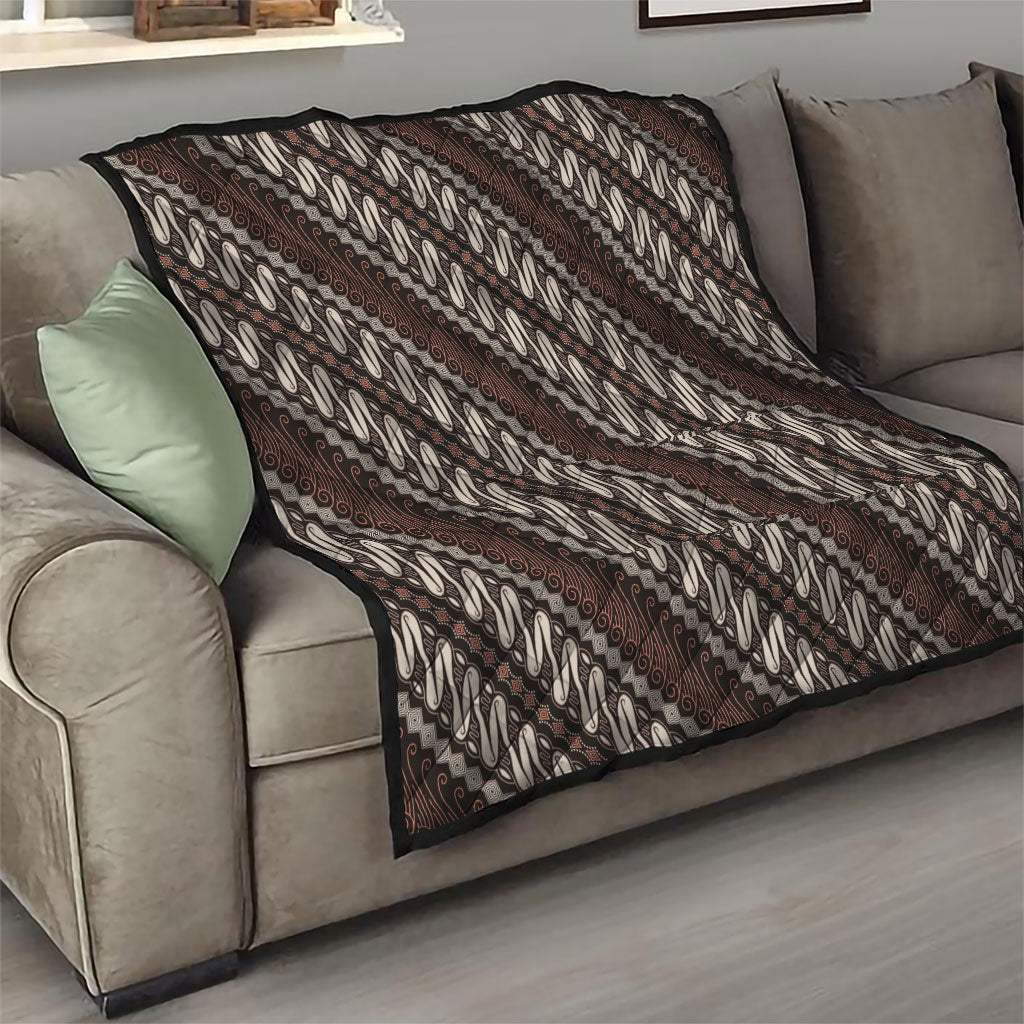 Yogyakarta Parang Batik Motifs Quilt Indonesian Traditional Pattern