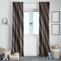 Yogyakarta Parang Batik Motifs Window Curtain Indonesian Traditional Pattern