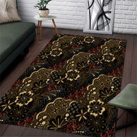 Batik Sekar Jagad Area Rug Indonesian Traditional Pattern