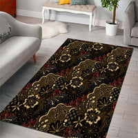 Batik Sekar Jagad Area Rug Indonesian Traditional Pattern