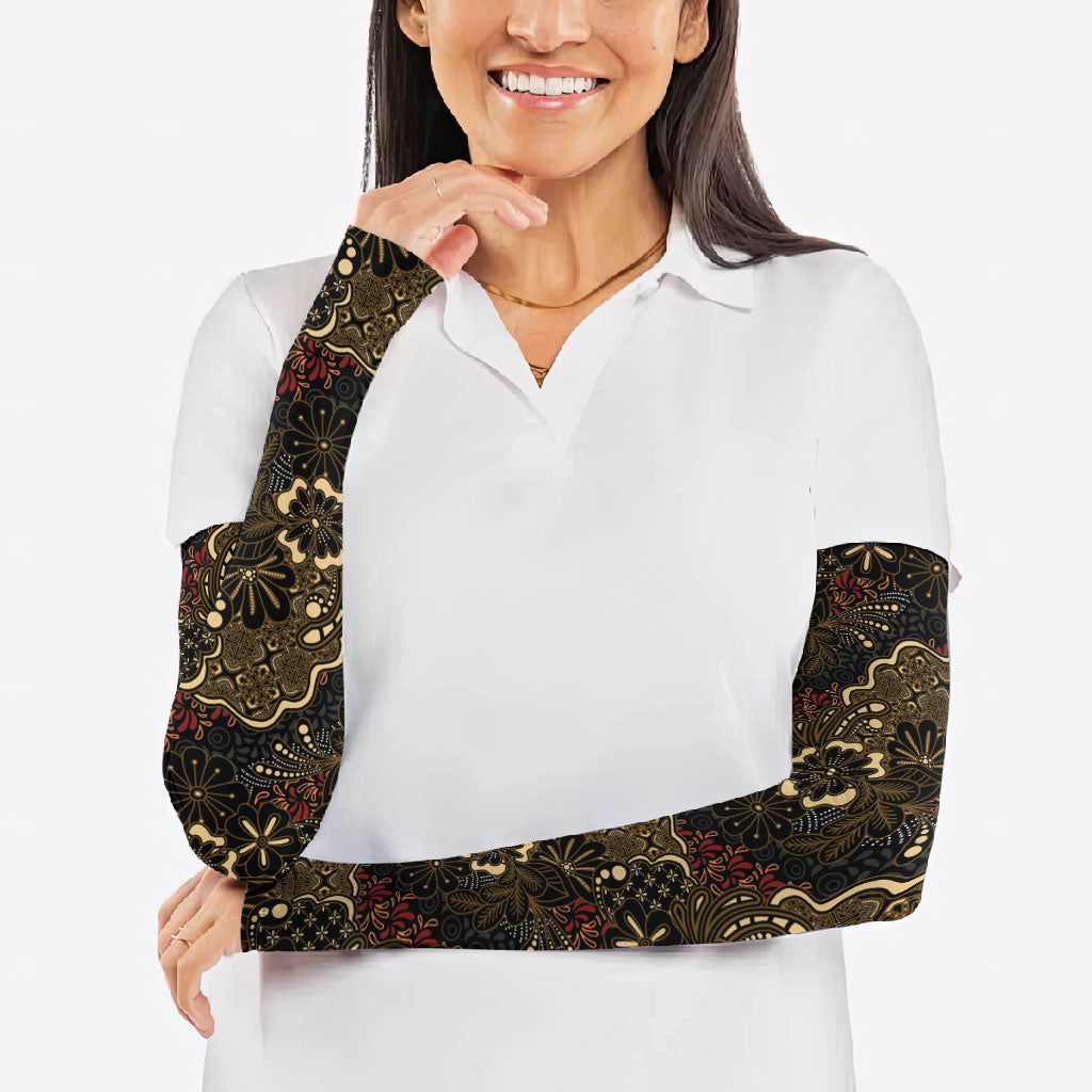 Batik Sekar Jagad Arm Sleeves Indonesian Traditional Pattern