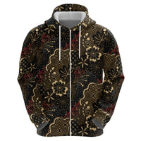 Batik Sekar Jagad Hoodie Indonesian Traditional Pattern